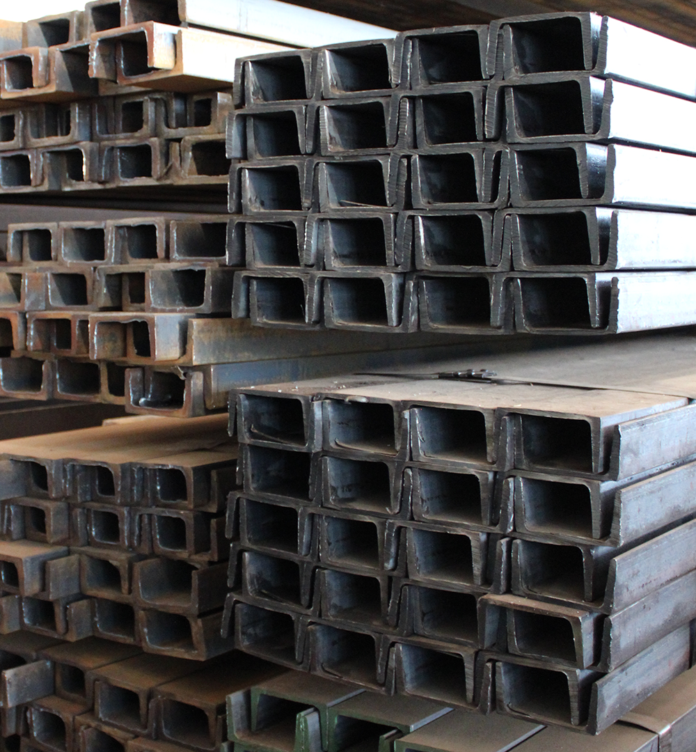Steel channel sections supplied by Steelco in Pietermaritzburg