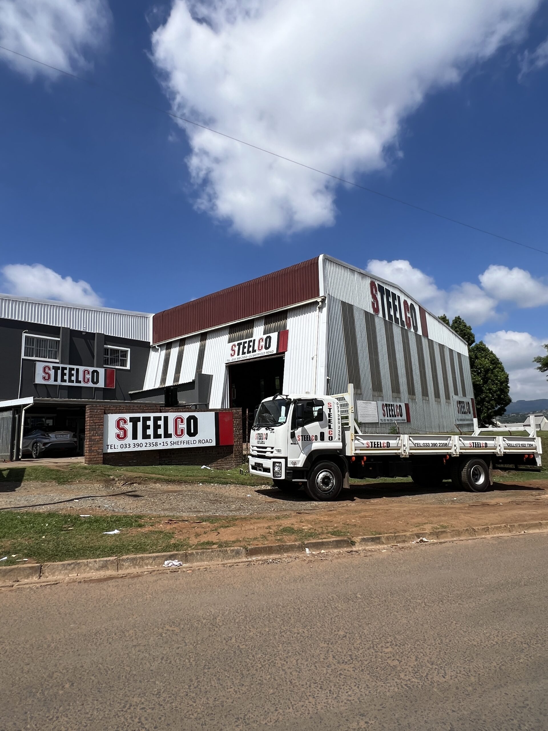 Steelco delivery vehicle in Pietermaritzburg