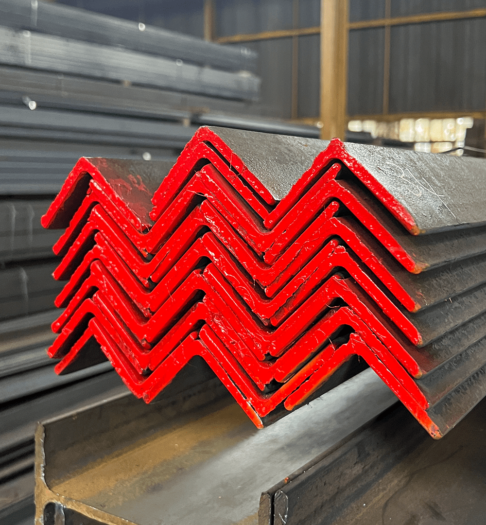 Steel angle sections supplied by Steelco in Pietermaritzburg